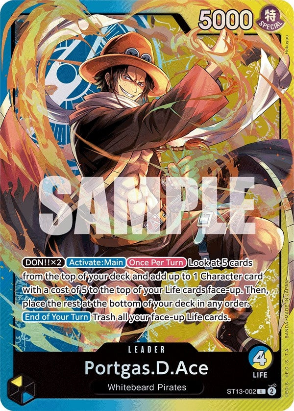 Image for Portgas.D.Ace (002) - One Piece Card Game