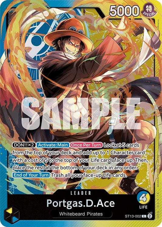 Image for Portgas.D.Ace (002) - One Piece Card Game