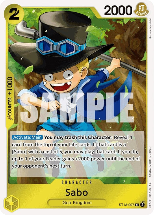 Image for Sabo (007) - One Piece Card Game