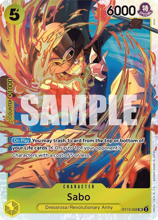 Image for Sabo (008) - One Piece Card Game
