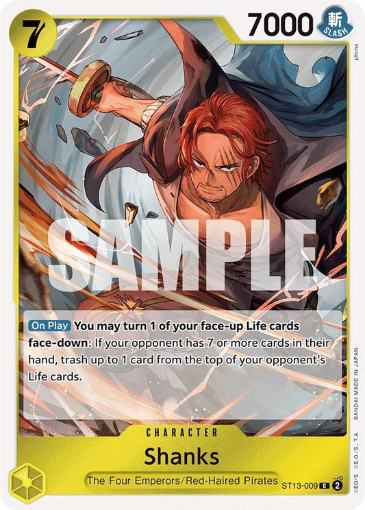 Image for Shanks - One Piece Card Game