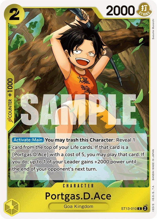 Image for Portgas.D.Ace (010) - One Piece Card Game