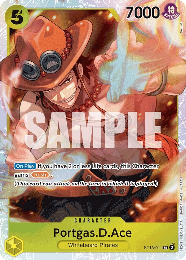 Image for Portgas.D.Ace (011) - One Piece Card Game