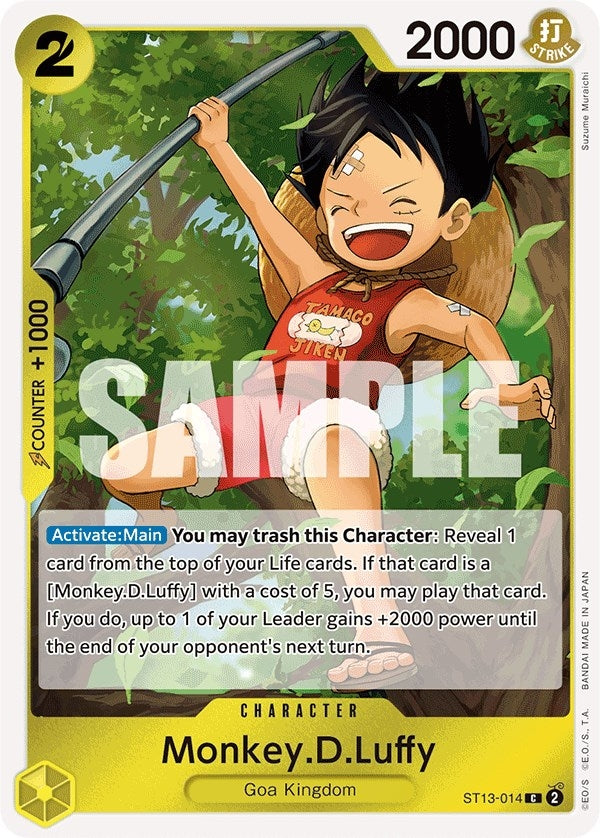 Image for Monkey.D.Luffy (014) - One Piece Card Game