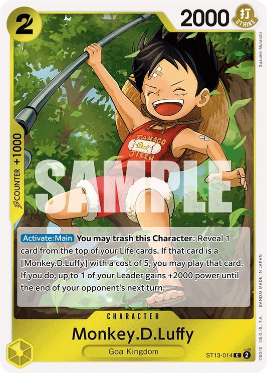 Image for Monkey.D.Luffy (014) - One Piece Card Game