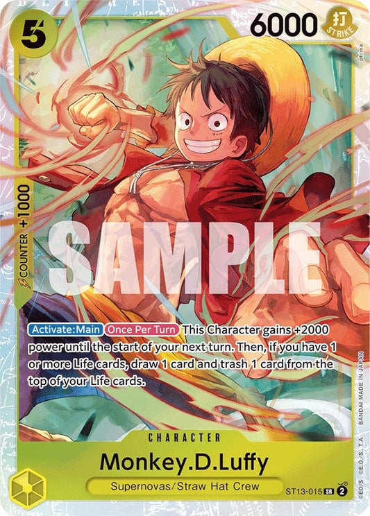 Image for Monkey.D.Luffy (015) - One Piece Card Game