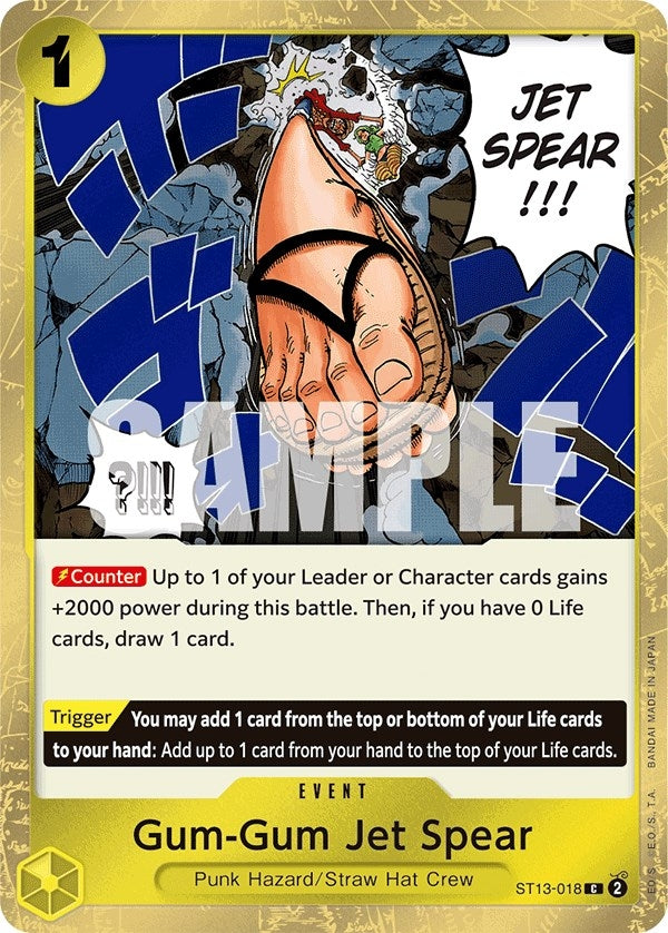 Image for Gum-Gum Jet Spear - One Piece Card Game
