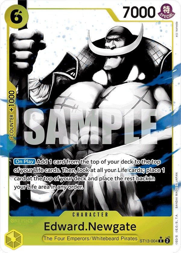 Image for Edward.Newgate (Parallel) - One Piece Card Game