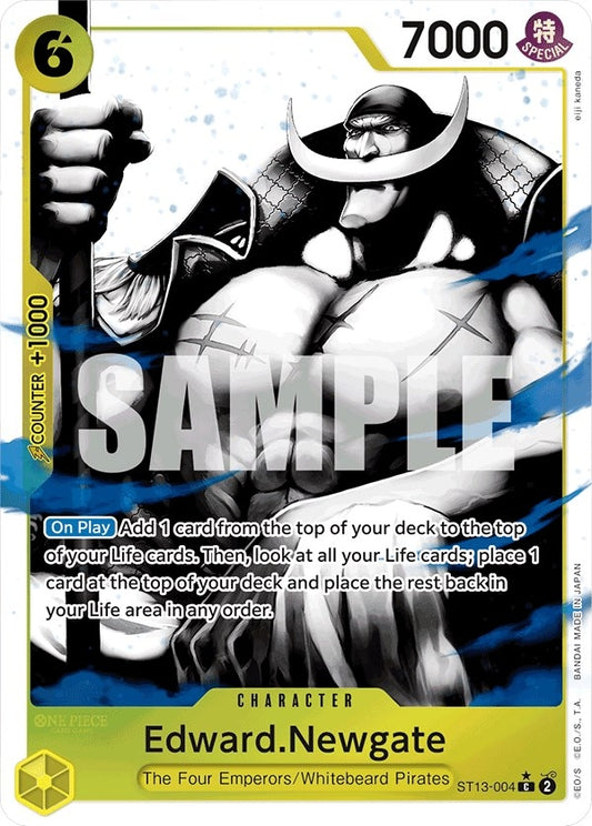 Image for Edward.Newgate (Parallel) - One Piece Card Game