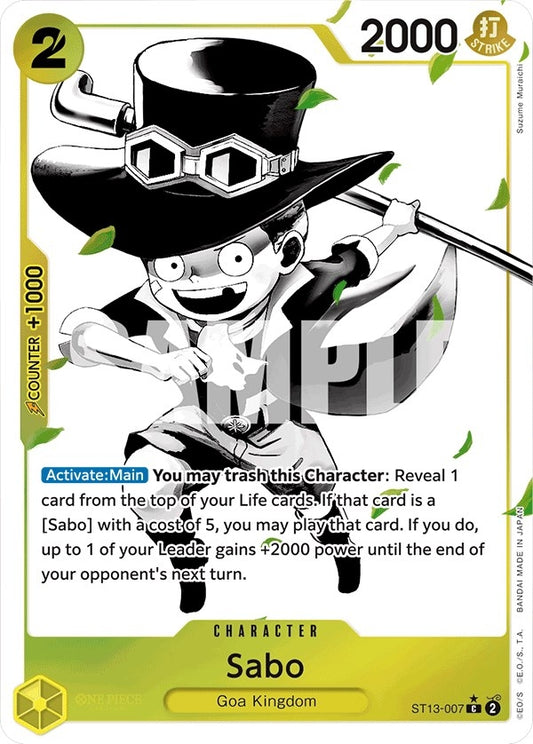 Image for Sabo (007) (Parallel) - One Piece Card Game