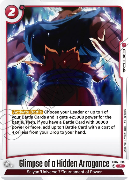 Image for Glimpse of a Hidden Arrogance - Dragon Ball Super: Fusion World