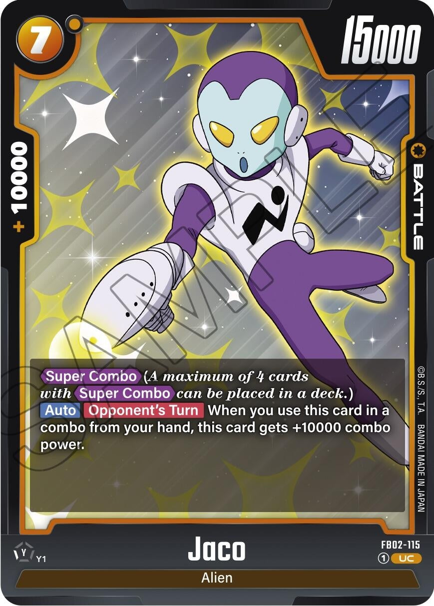 Image for Jaco - Dragon Ball Super: Fusion World