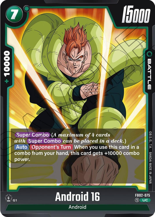 Image for Android 16 - Dragon Ball Super: Fusion World