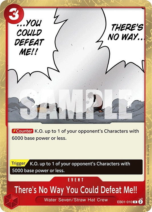 Image for There's No Way You Could Defeat Me!! - One Piece Card Game