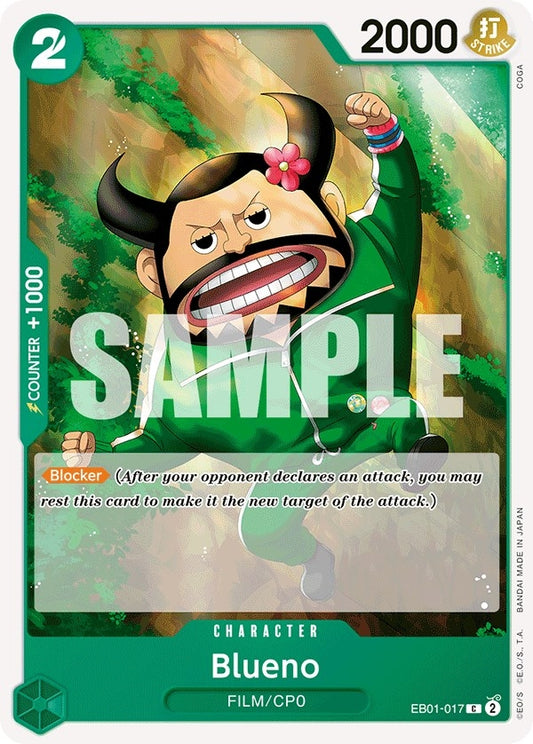 Image for Blueno (017) - One Piece Card Game