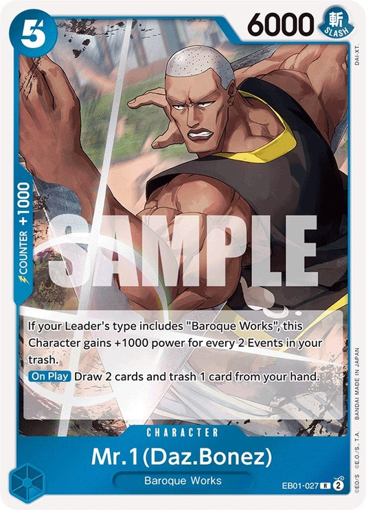 Image for Mr. 1 (Daz.Bonez) - One Piece Card Game