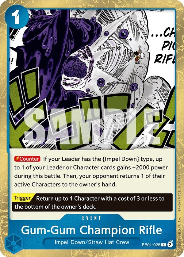 Image for Gum-Gum Champion Rifle - One Piece Card Game