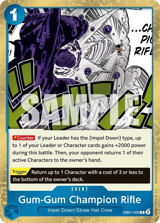 Image for Gum-Gum Champion Rifle - One Piece Card Game