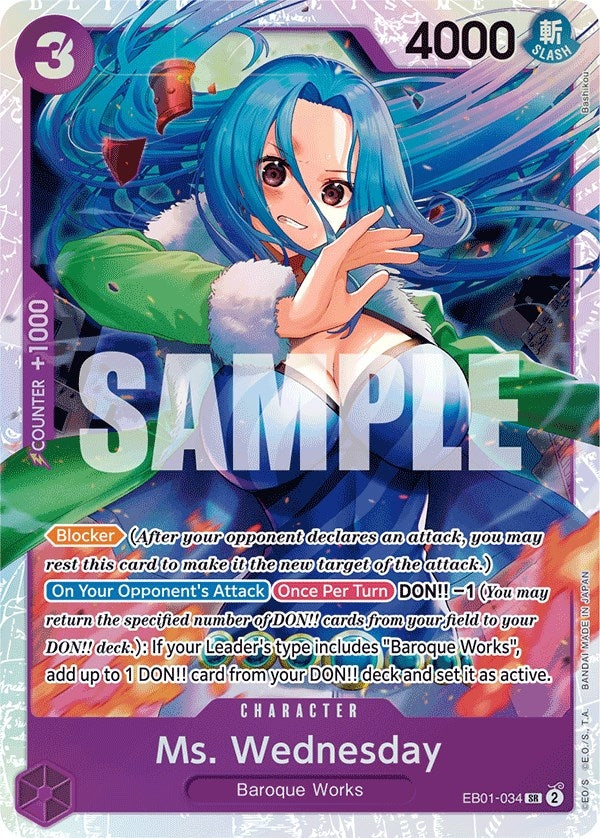 Image for Ms. Wednesday - One Piece Card Game