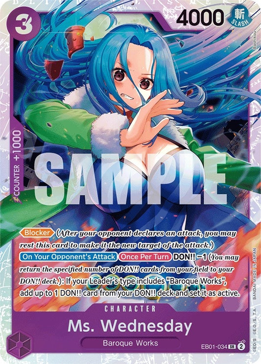 Image for Ms. Wednesday - One Piece Card Game