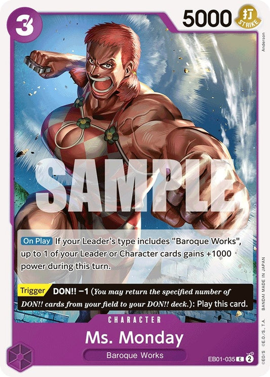 Image for Ms. Monday - One Piece Card Game