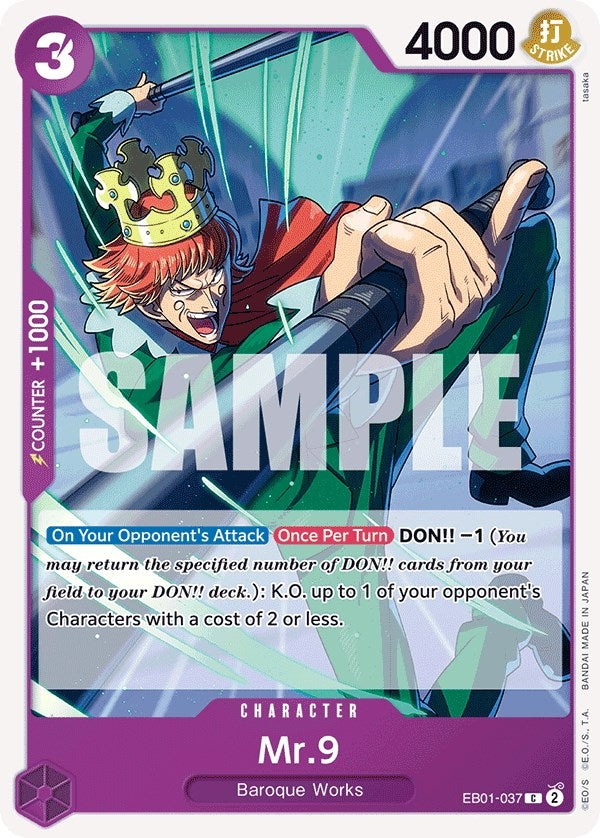 Image for Mr. 9 - One Piece Card Game
