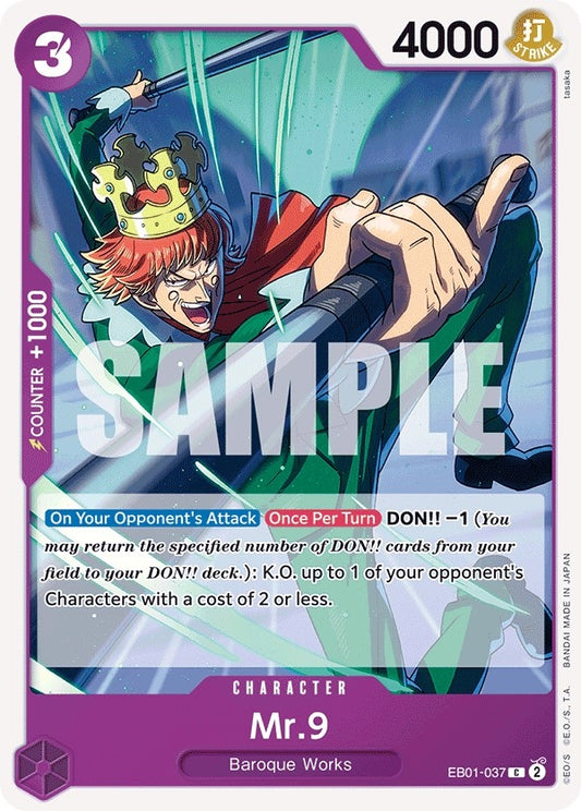 Image for Mr. 9 - One Piece Card Game
