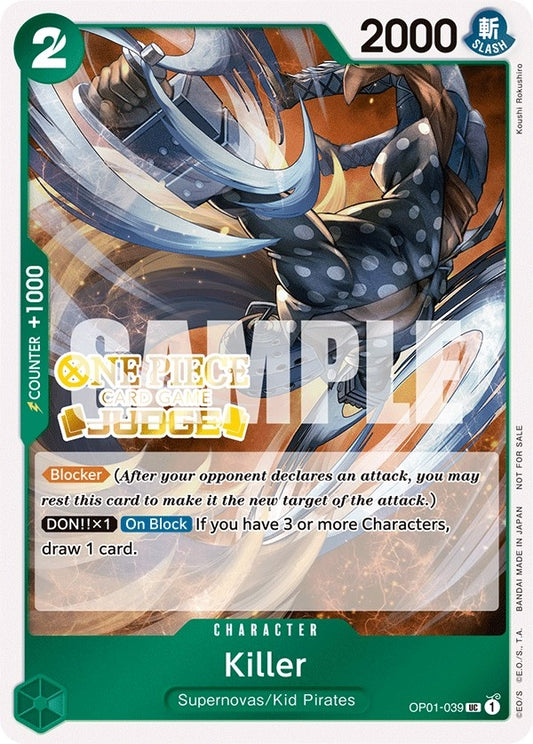 Image for Killer (Judge Pack Vol. 3) - One Piece Card Game