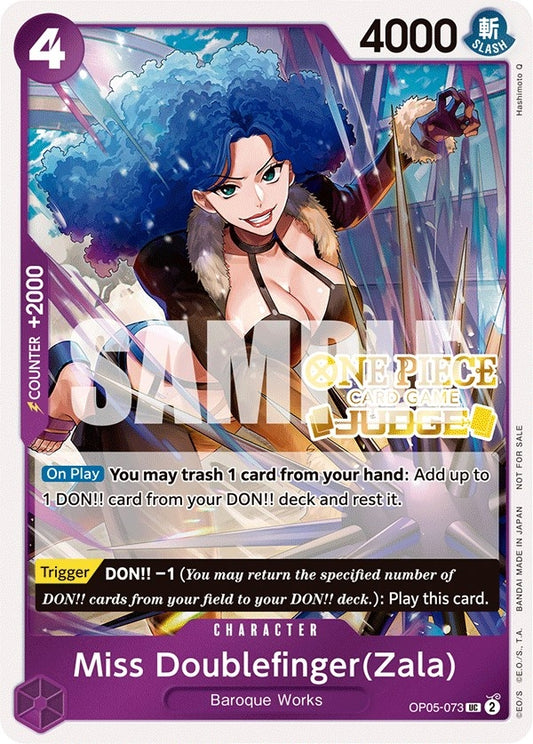 Image for Miss Doublefinger(Zala) (Judge Pack Vol. 3) - One Piece Card Game