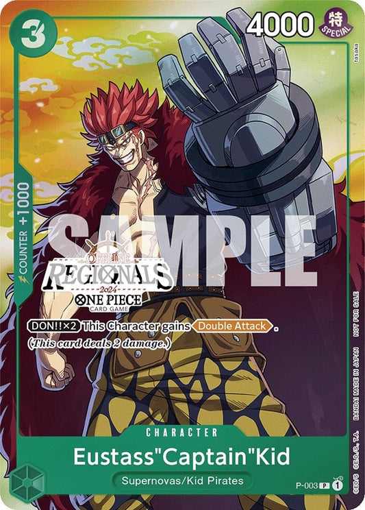 Image for Eustass"Captain"Kid (Offline Regional 2024 Vol. 2) [Participant] - One Piece Card Game