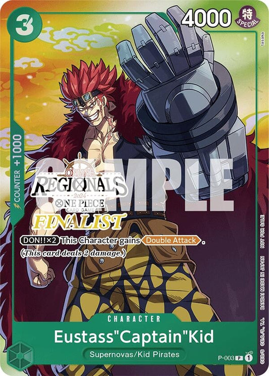 Image for Eustass"Captain"Kid (Online Regional 2024 Vol. 2) [Finalist] - One Piece Card Game