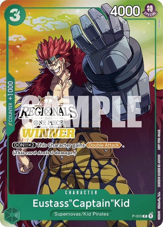 Image for Eustass"Captain"Kid (Offline Regional 2024 Vol. 2) [Winner] - One Piece Card Game