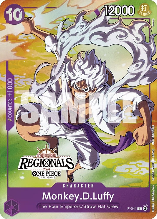 Image for Monkey.D.Luffy (041) (Offline Regional 2024 Vol. 2) [Participant] - One Piece Card Game