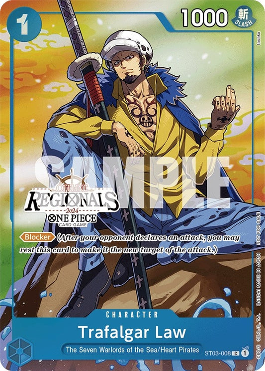 Image for Trafalgar Law (Offline Regional 2024 Vol. 2) [Participant] - One Piece Card Game