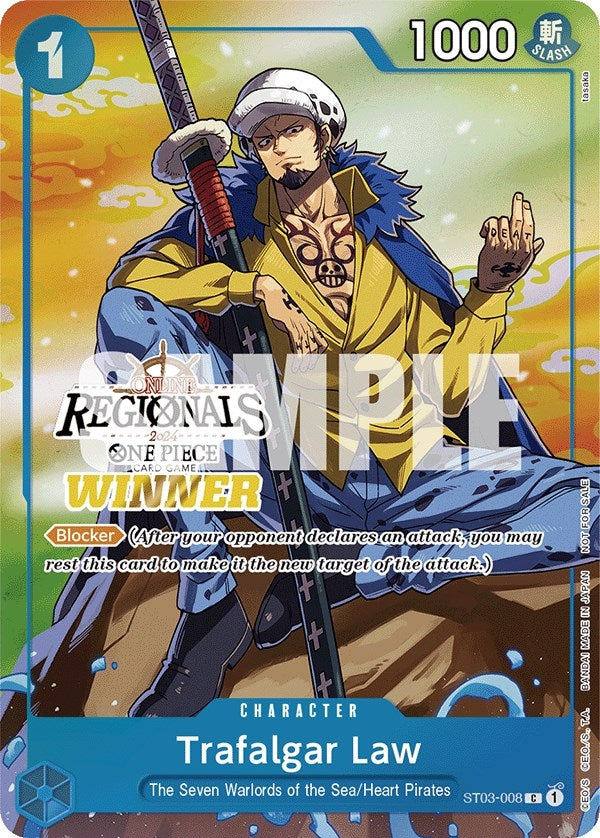 Image for Trafalgar Law (Online Regional 2024 Vol. 2) [Winner] - One Piece Card Game