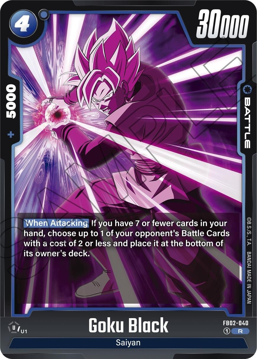 Image for Goku Black - FB02-040 - Dragon Ball Super: Fusion World