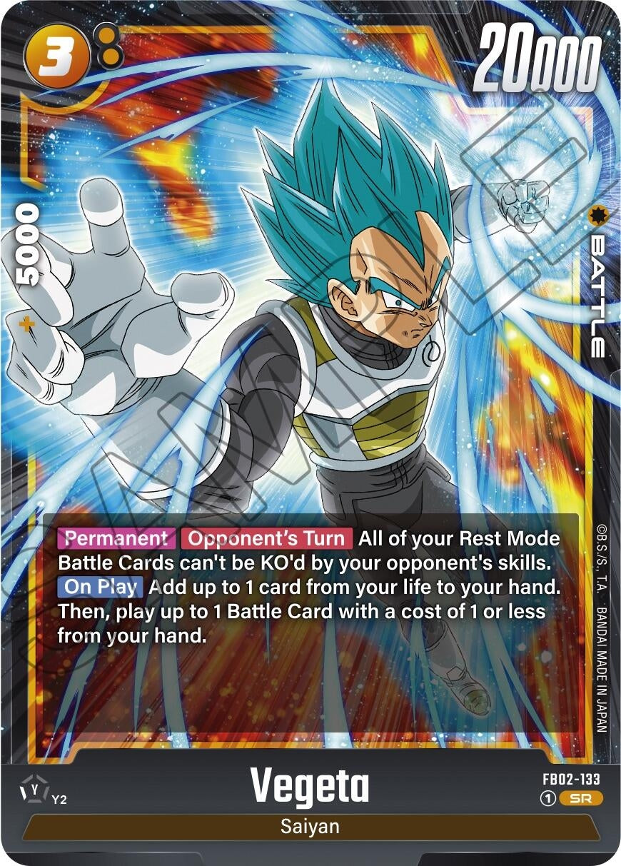 Image for Vegeta - FB02-133 - Dragon Ball Super: Fusion World
