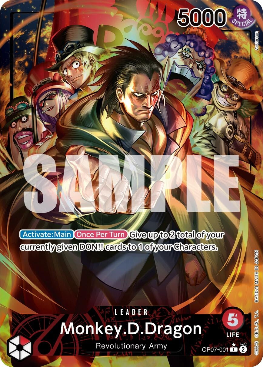 Image for Monkey.D.Dragon (001) (Parallel) - One Piece Card Game