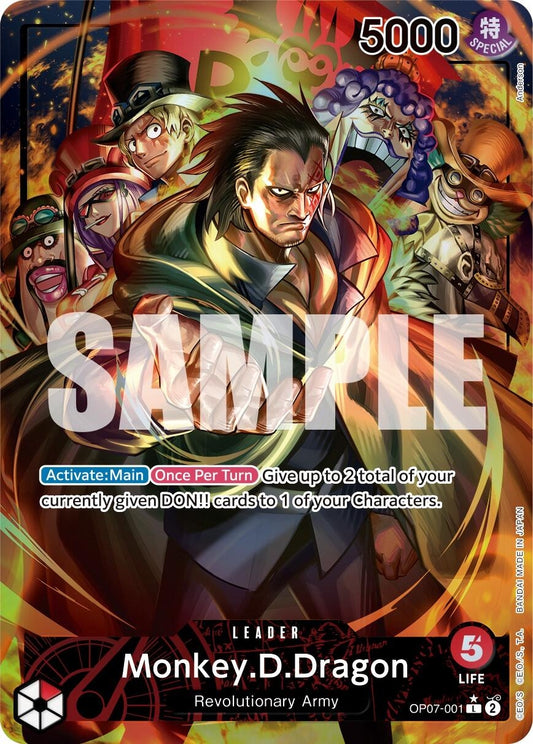 Image for Monkey.D.Dragon (001) (Parallel) - One Piece Card Game