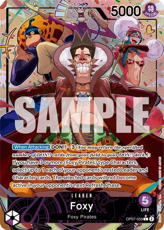 Image for Foxy (059) (Parallel) - One Piece Card Game