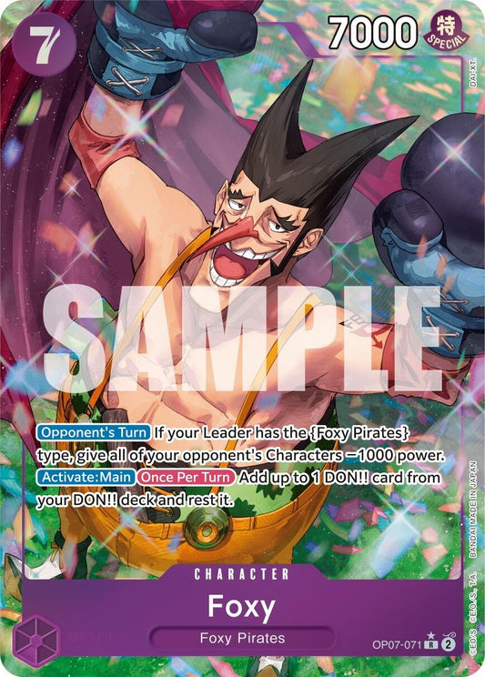 Image for Foxy (071) (Parallel) - One Piece Card Game