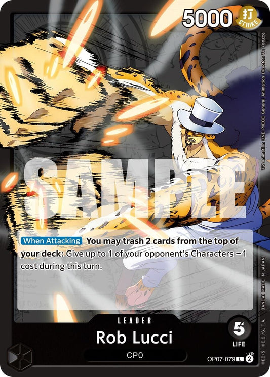 Image for Rob Lucci (079) - One Piece Card Game