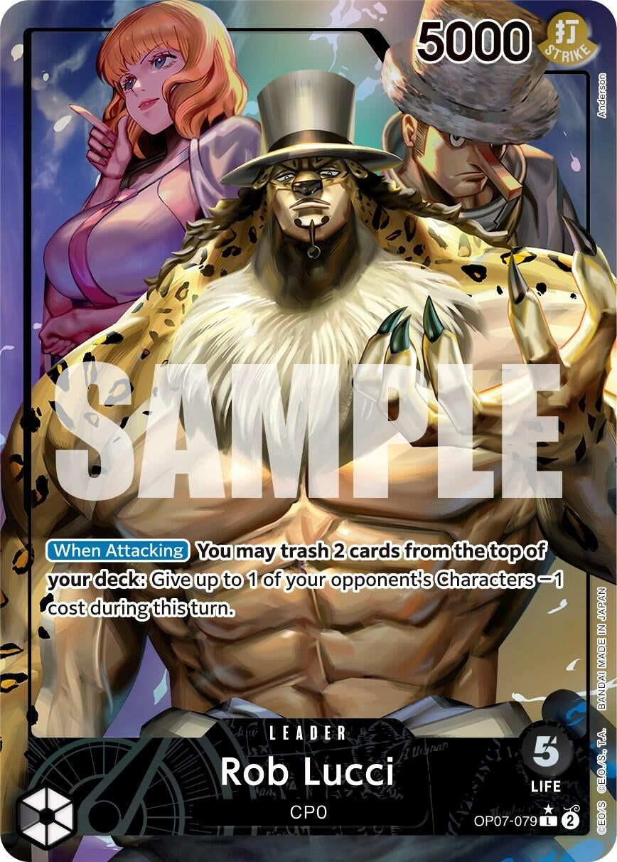 Image for Rob Lucci (079) (Parallel) - One Piece Card Game