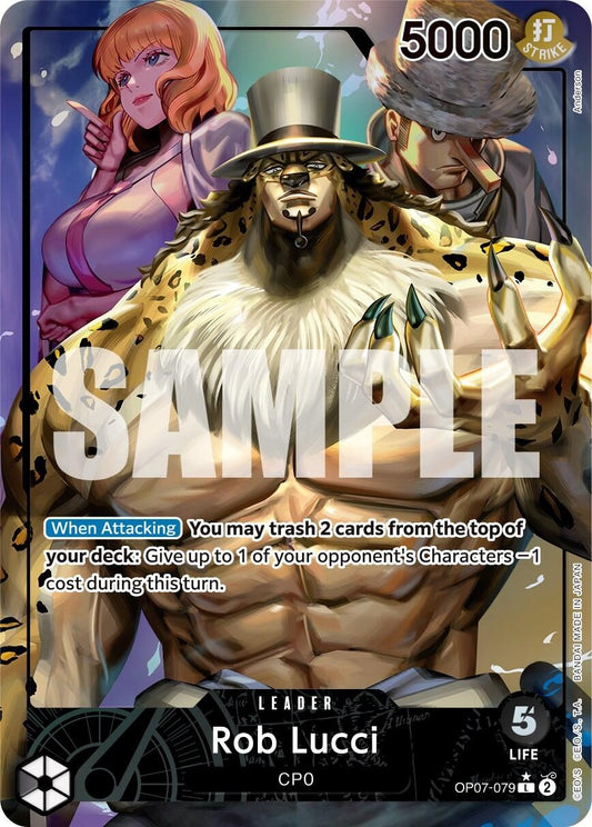 Image for Rob Lucci (079) (Parallel) - One Piece Card Game