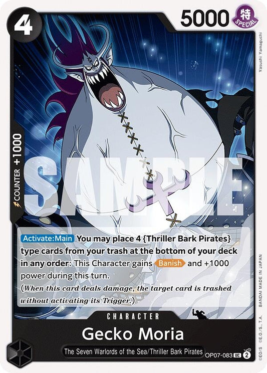 Image for Gecko Moria (083) - One Piece Card Game
