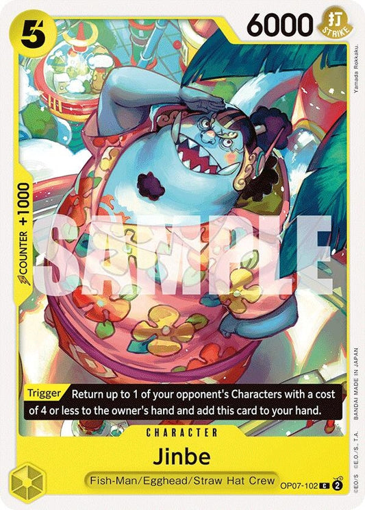 Image for Jinbe (102) - One Piece Card Game