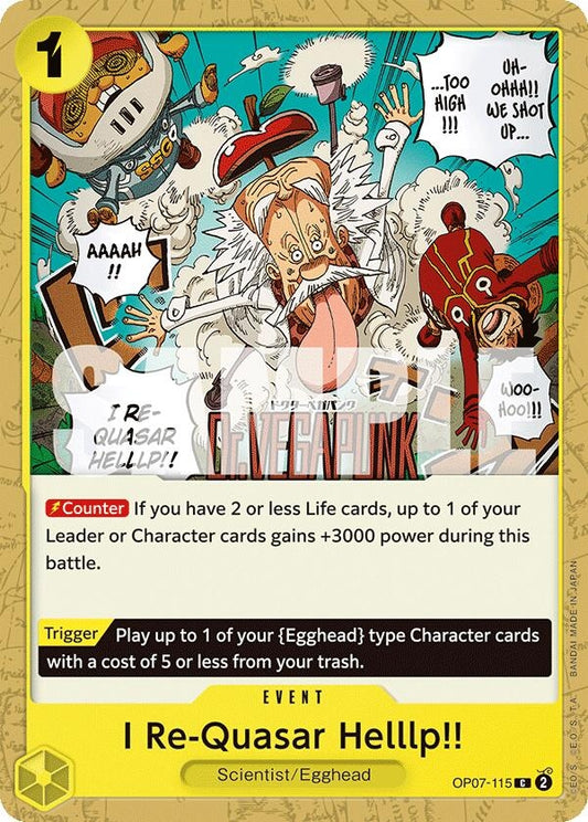 Image for I Re-Quasar Helllp!! - One Piece Card Game