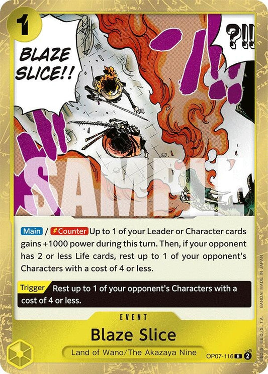 Image for Blaze Slice - One Piece Card Game