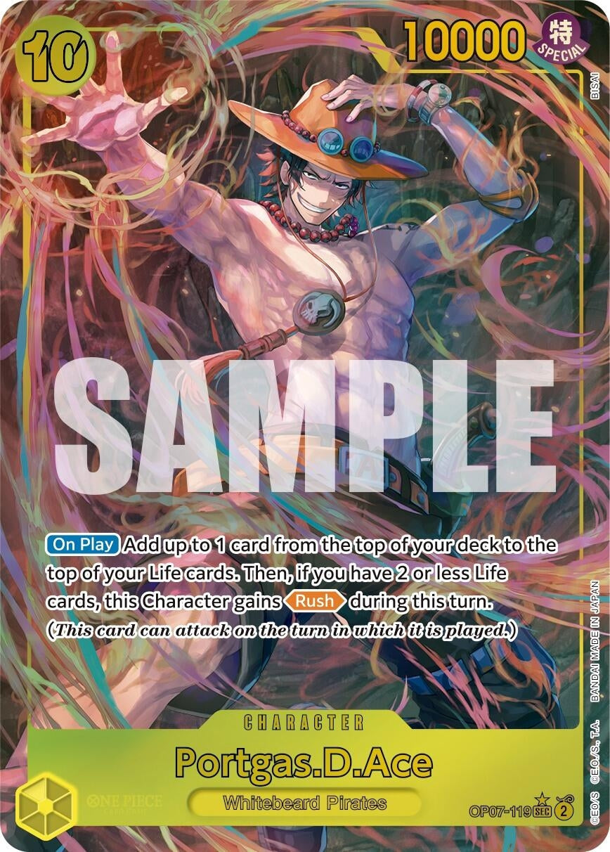 Image for Portgas.D.Ace (119) (Parallel) - One Piece Card Game