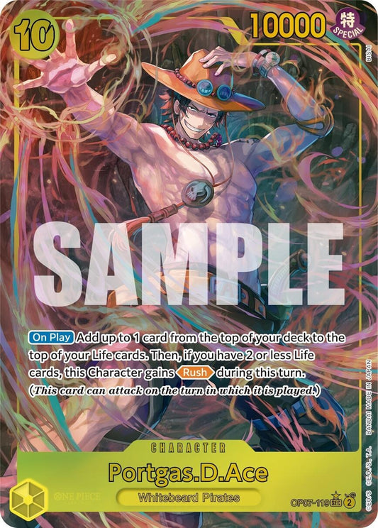 Image for Portgas.D.Ace (119) (Parallel) - One Piece Card Game
